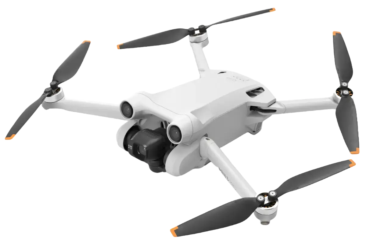 DJI Mini 3 drone used for aerial photography and videography services